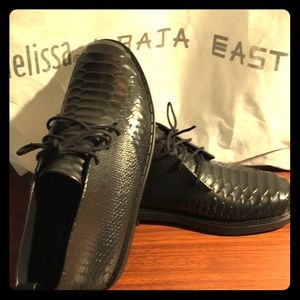 Melissa Desert Boot Python + Baja East